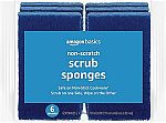 6-Ct Amazon Basics Non-Scratch Scrub Sponges $2.23
