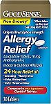 30 Count GoodSense Allergy Relief Loratadine Tablets 10 mg $3.60