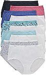 10 Pack Hanes Women's Underwear Briefs $8.18