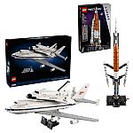 LEGO Icons Shuttle Carrier Aircraft (10360) + Technic NASA Artemis Rocket (42221) Bundle $249.99