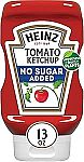 13 Oz Heinz Tomato Ketchup with No Sugar Added $2