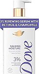 18.5 oz Dove Serum Body Wash Calming Moisture renews skin with Retinol Serum $5