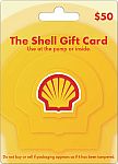 $50 Shell Oil Gift Card $45