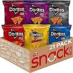21 count Doritos Flavored Tortilla Chips Variety Pack $8.13