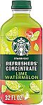 32 Fl Oz Starbucks Refreshers Concentrate Lime Watermelon, Refreshing Drink $8.54