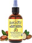 4-Oz PURA D'OR Organic Moroccan Argan Oil $6
