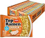 24-Pack 3-Oz Nissin Top Ramen Noodle Soup (Chicken) $6.50