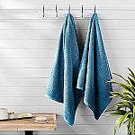 Prime Members: 2-Pack 54"x30" Amazon Basics Cotton Bath Towels $13.43