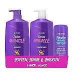 Aussie Total Miracle Hair Care Bundle: Shampoo, Conditioner, and 3 Minute Deep Treatment $13.59