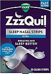 52-Ct ZzzQuil Sleep Nasal Strips Snoring Relief $9.74