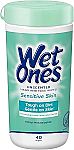 40-Ct Wet Ones Unscented Hand and Face Wipes $1.82