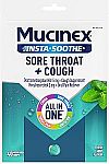 40-Count Mucinex InstaSoothe Sore Throat + Cough Relief Medicated Drops $2.27