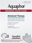 6-Count Aquaphor Advanced Therapy Repairing Hand Masks $18.57