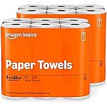 12-Pack 150-Sheets Amazon Basics 2-Ply Flex-Sheets Paper Towels $14.50