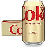 12-Pk 12-Oz Diet Coke Caffeine Free Soda $4.45