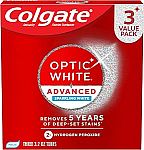 3-Pk 3.2-oz Colgate Optic White Advanced Hydrogen Peroxide Toothpaste $6.78