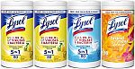 4-Pack 80-Count Lysol Disinfecting Wipes (Variety Pack) $8.76