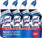 4 Pack 24oz Lysol Toilet Bowl Cleaner Clinging Gel $6