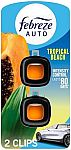 2-Ct Febreze Auto Odor-Fighting Car Vent Clip Air Freshener $3.17
