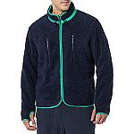 Amazon Essentials Men's Teddy Fleece Full-Zip Mock Neck Jacket $7.12