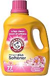 100oz ARM & HAMMER Plus Softener Detergent, Orchard Bloom 77loads $7.60