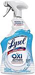 32 oz LYSOL OXI Action Bathroom Disinfectant Spray with Hydrogen Peroxide $2.50 and more