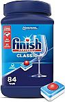 84 Count Finish Powerball Dishwasher Pods $9.74