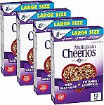 4-Pack 12-Oz Cheerios Multi Grain Heart Healthy Cereal $8.48