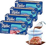 120-Count Ziploc Gallon Freezer Bags $13.82