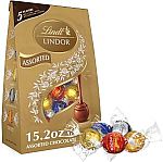 15.2 oz Lindt LINDOR Assorted Chocolate Candy Truffles $9.56
