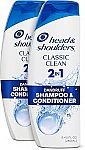 2-pack Head and Shoulders Classic Clean 2-in-1 Anti-Dandruff Shampoo + Conditioner 8.45 Fl Oz $6.91