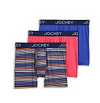 3-Pack Jockey Generation Men's Microfiber Boxer Briefs $6.07