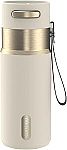 16 Oz Contigo Autoseal Stainless Steel Vacuum-Insulated Water Bottle (Oatmilk Champagne) $12 and more
