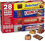 28 ct Full Size Candy Bar Variety Pack $22.77