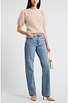 Nordstrom Femme Short Sleeve Brushed Cashmere Sweater $57 (75% Off) and more
