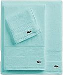 Lacoste Heritage 100% Supima Cotton Bath Sheet 35" x 70" (Various colors) $24.99 (orig. $70) and more