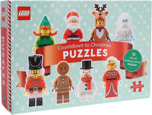 LEGO Countdown to Christmas 12-Count 48-Piece Mini Jigsaw Advent Puzzles $19.98