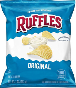 40-Count 1-Oz Ruffles Original Potato Chips $9.59