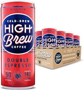 12-Pk 8-Oz High Brew Cold Brew Coffee (Double Espresso) $11.37