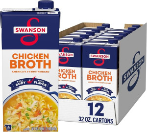 12-Ct 32 Oz Swanson Chicken Broth $19