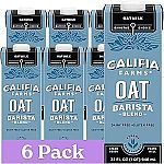2 x 6-pack 32 Oz Califia Farms - Oat Barista Blend Oat Milk $24.73