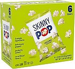 6 Count SkinnyPop Popcorn, Original, 0.65 Oz $2.84
