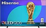 75" Hisense QD6 4K Smart TV + 32" Smart TV $400