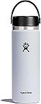 20-Ounce Hydro Flask Wide Mouth Bottle w/ Flex Cap (White) $16.48