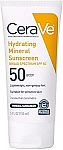 5 Oz CeraVe 100% Mineral Sunscreen SPF 50 $6.49