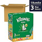3-Pk 120-Count Kleenex Lotion 3-Layer Facial Tissues w/ Coconut Oil $4.69