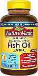90-Ct 1400 mg Nature Made de Burp Less Ultra Omega 3 Fish Oil Softgels $5.39