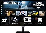 Samsung 32" 4K UHD Smart Monitor M7 (M70F) w/ 65W USB-C $220