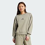adidas women ALL SZN Fleece Loose Sweatshirt $11.52+ Free Shipping