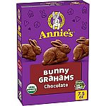 7.5-Oz Annie's Organic Chocolate Bunny Graham Snacks $2.79 and more